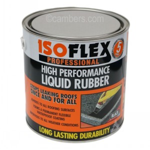Isoflex liquid rubber black roof sealant